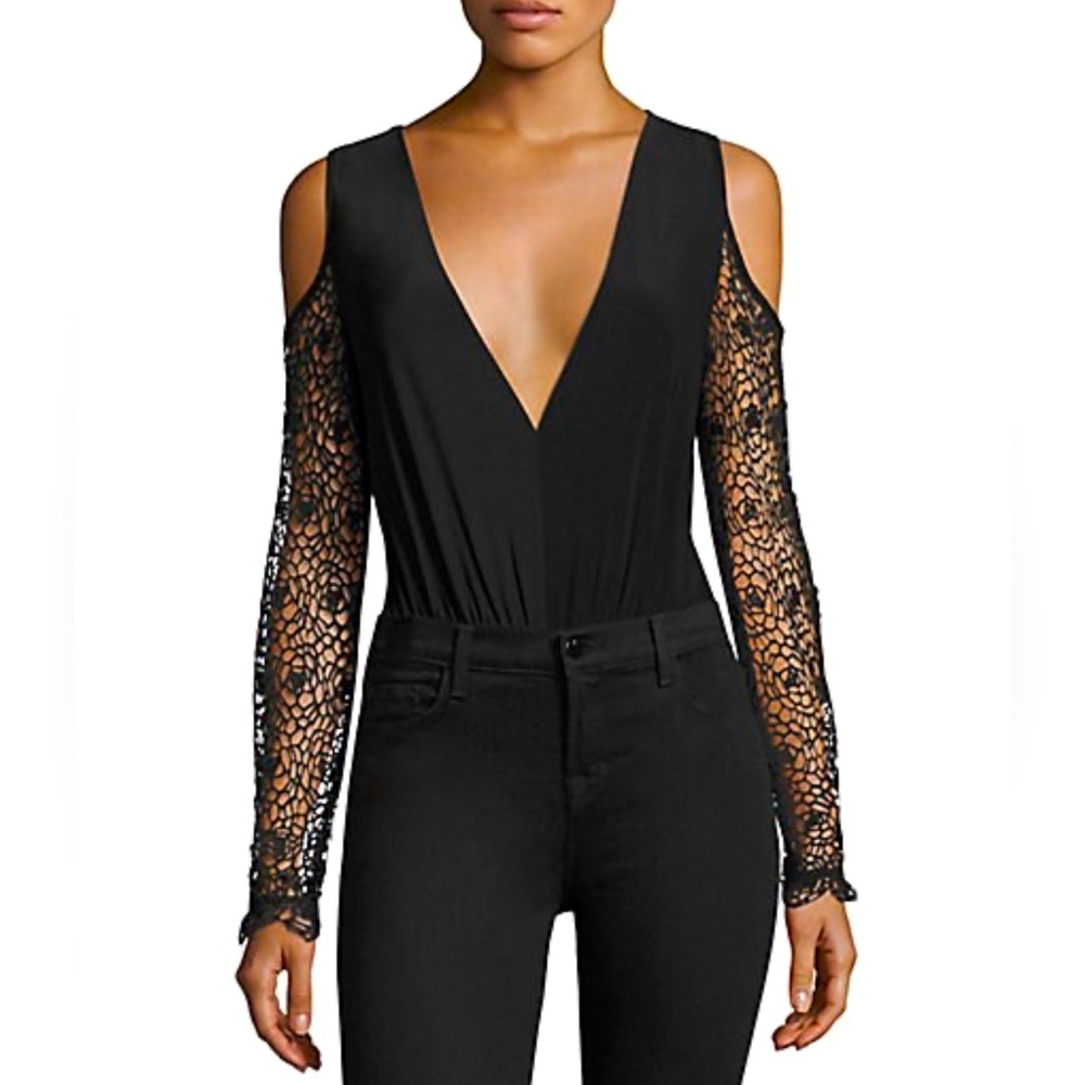 Airlie Lucia Black Bodysuit 8 Medium M